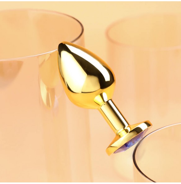 MizzZee - Gold Plated Diamond Anal Butt Plug (Medium Size) MizzZee - Gold Plated Diamond Anal Butt Plug (Medium Size)